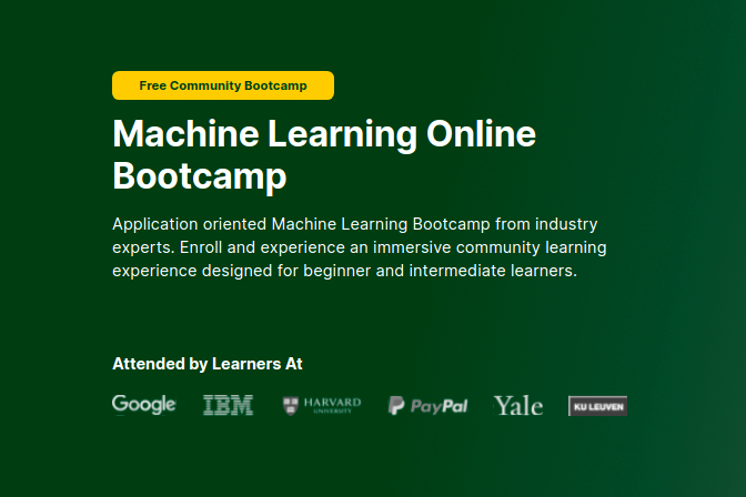 Best Notebooks from the Machine Learning Bootcamp